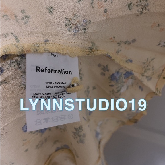 Reformation Lillet Dress Felicity - Picture 7 of 7